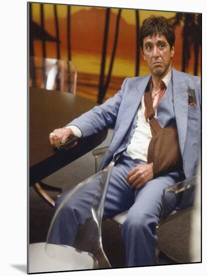 SCARFACE, 1983 directed by BRIAN by PALMA Al Pacino (photo)-null-Mounted Photo