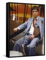 SCARFACE, 1983 directed by BRIAN by PALMA Al Pacino (photo)-null-Framed Stretched Canvas