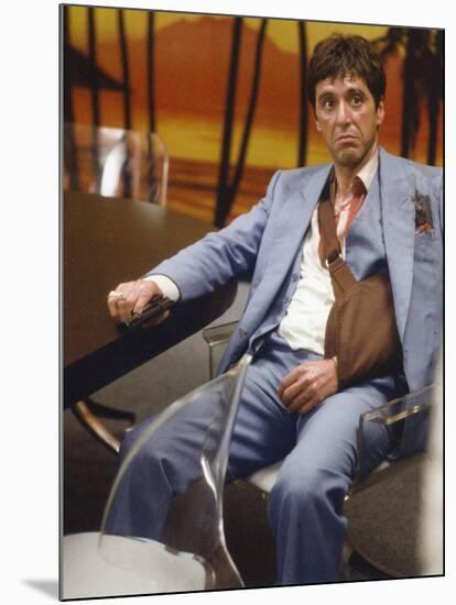 SCARFACE, 1983 directed by BRIAN by PALMA Al Pacino (photo)-null-Mounted Photo