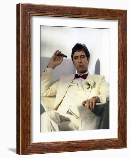 SCARFACE, 1983 directed by BRIAN by PALMA Al Pacino (photo)-null-Framed Photo