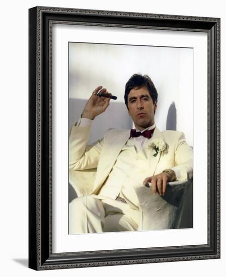 SCARFACE, 1983 directed by BRIAN by PALMA Al Pacino (photo)-null-Framed Photo