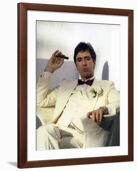 SCARFACE, 1983 directed by BRIAN by PALMA Al Pacino (photo)-null-Framed Photo