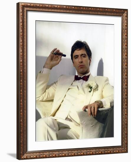 SCARFACE, 1983 directed by BRIAN by PALMA Al Pacino (photo)-null-Framed Photo