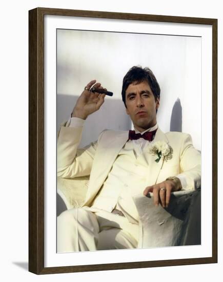 SCARFACE, 1983 directed by BRIAN by PALMA Al Pacino (photo)-null-Framed Photo