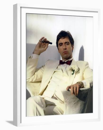 SCARFACE, 1983 directed by BRIAN by PALMA Al Pacino (photo)-null-Framed Photo