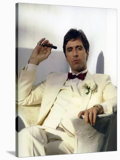 SCARFACE, 1983 directed by BRIAN by PALMA Al Pacino (photo)-null-Stretched Canvas