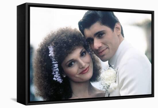 SCARFACE, 1983 directed by BRIAN by PALMA Elizabeth Mastrantonio and Steven Bauer (photo)-null-Framed Stretched Canvas