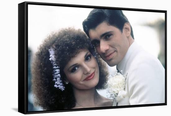 SCARFACE, 1983 directed by BRIAN by PALMA Elizabeth Mastrantonio and Steven Bauer (photo)-null-Framed Stretched Canvas