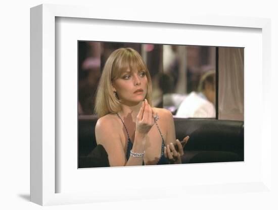 SCARFACE, 1983 directed by BRIAN by PALMA Michelle Pfeiffer (photo)-null-Framed Photo