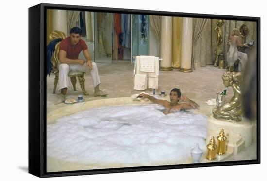 SCARFACE, 1983 directed by BRIAN by PALMA Steven Bauer and Al Pacino (photo)-null-Framed Stretched Canvas