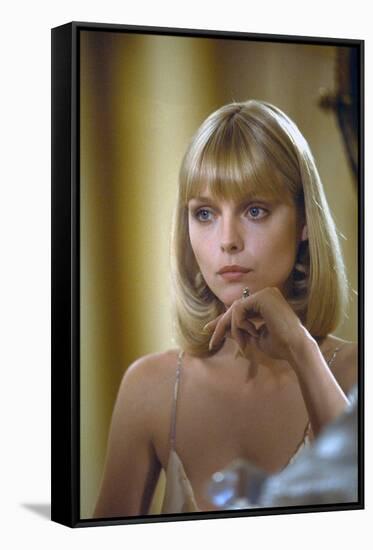 Scarface 1983 Directed by Brian De Palma Michelle Pfeiffer-null-Framed Stretched Canvas