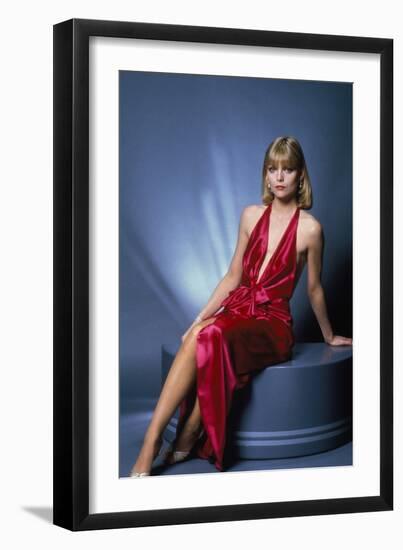 Scarface 1983 Directed by Brian De Palma Michelle Pfeiffer-null-Framed Photo