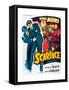 SCARFACE, Paul Muni on French poster art, 1932.-null-Framed Stretched Canvas
