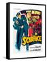 SCARFACE, Paul Muni on French poster art, 1932.-null-Framed Stretched Canvas
