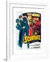 SCARFACE, Paul Muni on French poster art, 1932.-null-Framed Art Print