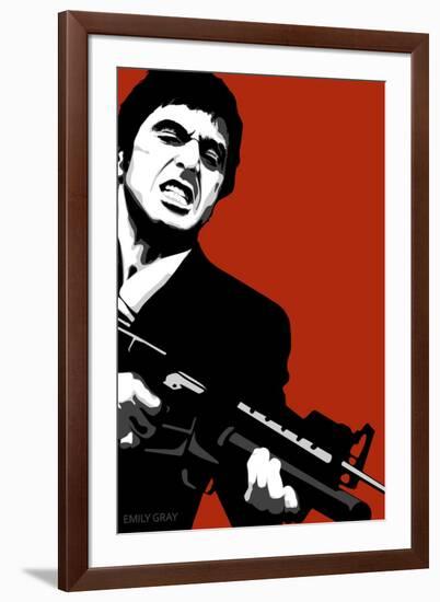 Scarface-Emily Gray-Framed Giclee Print