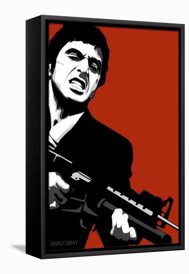 Scarface-Emily Gray-Framed Stretched Canvas