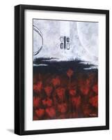 Scarlet Creation III-Herb Dickinson-Framed Photographic Print