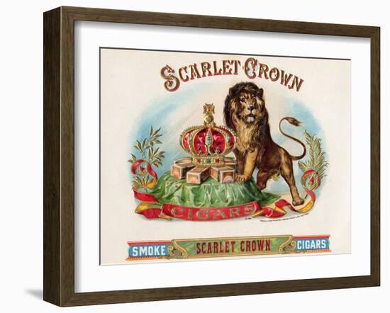 Scarlet Crown-Art Of The Cigar-Framed Giclee Print