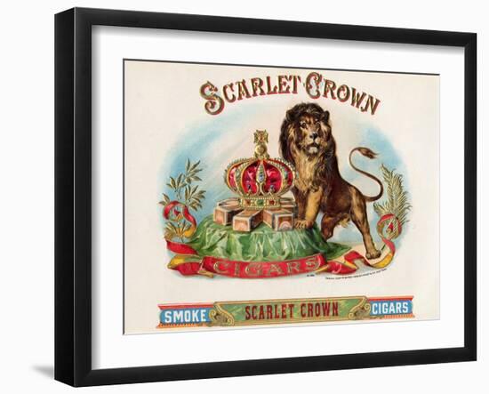 Scarlet Crown-Art Of The Cigar-Framed Giclee Print