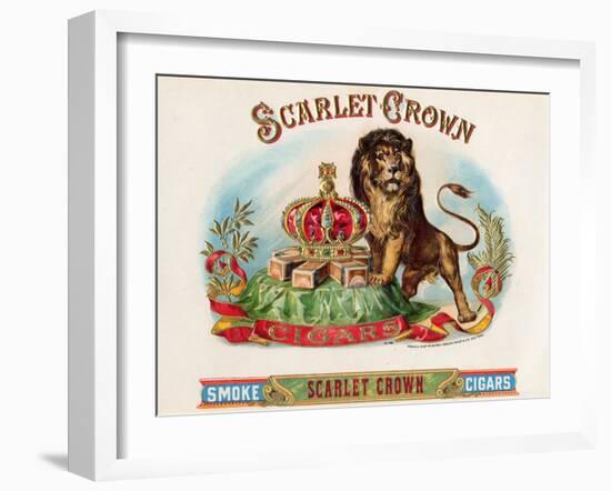 Scarlet Crown-Art Of The Cigar-Framed Giclee Print
