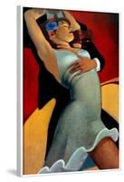 Scarlet Dancer-Bill Brauer-Framed Art Print