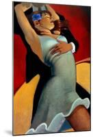 Scarlet Dancer-Bill Brauer-Mounted Art Print