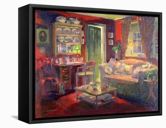 Scarlet Feather, c.2000-William Ireland-Framed Stretched Canvas