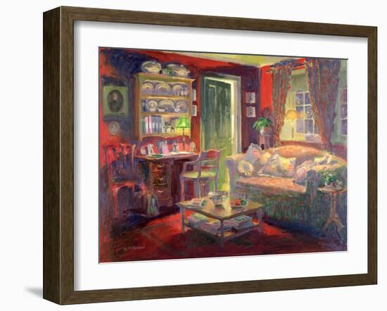 Scarlet Feather, c.2000-William Ireland-Framed Giclee Print