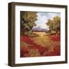 Scarlet Fields II-Maija Baynes-Framed Giclee Print