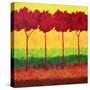 Scarlet Grove II-Herb Dickinson-Stretched Canvas