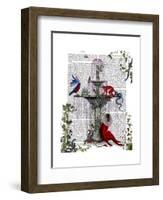 Scarlet Monkey-Fab Funky-Framed Art Print