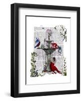 Scarlet Monkey-Fab Funky-Framed Art Print