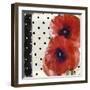 Scarlet Poppies I-Color Bakery-Framed Giclee Print