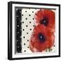 Scarlet Poppies I-Color Bakery-Framed Giclee Print