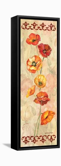 Scarlet Poppies II-Gregory Gorham-Framed Stretched Canvas