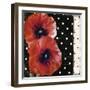 Scarlet Poppies II-Color Bakery-Framed Giclee Print