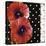 Scarlet Poppies II-Color Bakery-Stretched Canvas