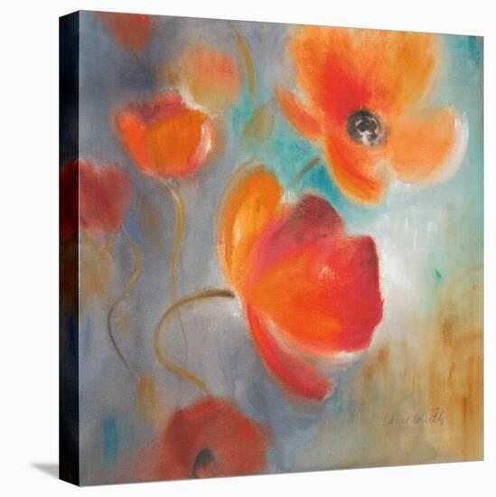 Scarlet Poppies in Bloom I-Lanie Loreth-Stretched Canvas