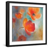 Scarlet Poppies in Bloom I-Lanie Loreth-Framed Art Print