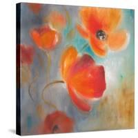 Scarlet Poppies in Bloom I-Lanie Loreth-Stretched Canvas