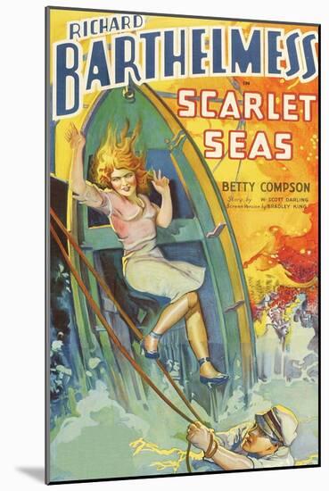 Scarlet Seas-null-Mounted Art Print