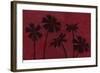 Scarlet Silhouettes I-Megan Meagher-Framed Art Print