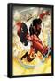 Scarlet Spider No.2: Scarlet Spider in Web and Flames-Ryan Stegman-Framed Poster