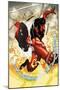 Scarlet Spider No.2: Scarlet Spider in Web and Flames-Ryan Stegman-Mounted Poster