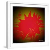 Scarlet Splash-Herb Dickinson-Framed Photographic Print