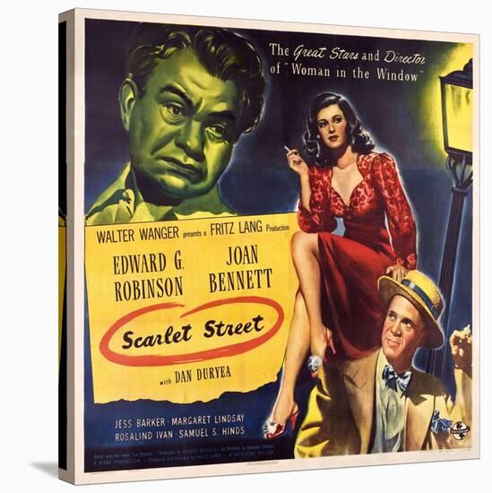 Scarlet Street, 1945-null-Stretched Canvas