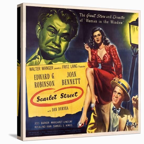 Scarlet Street, 1945-null-Stretched Canvas