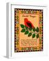 Scarlet Tanager Quilt-Mark Frost-Framed Giclee Print