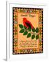 Scarlet Tanager Quilt-Mark Frost-Framed Giclee Print